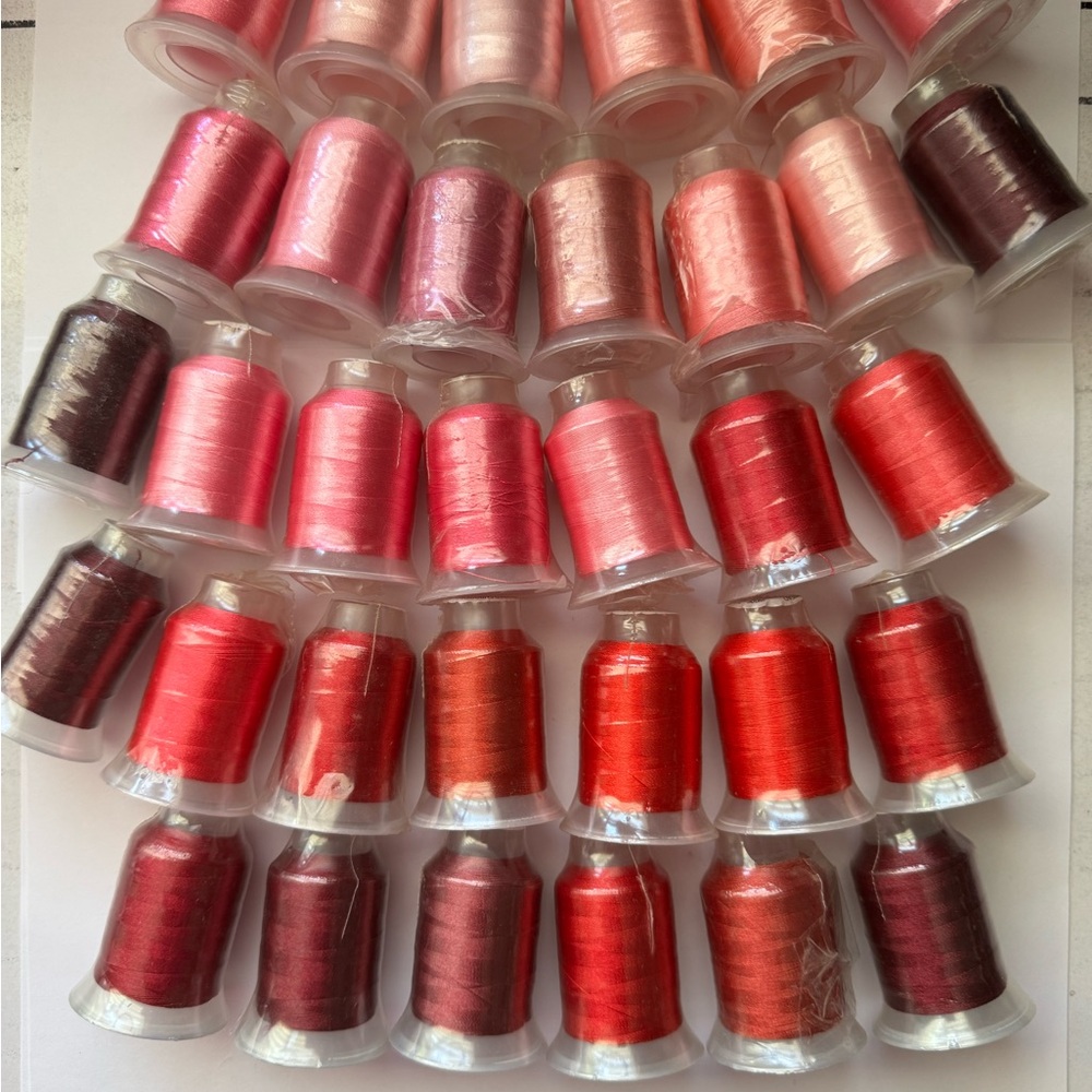 Embroidery machine treads